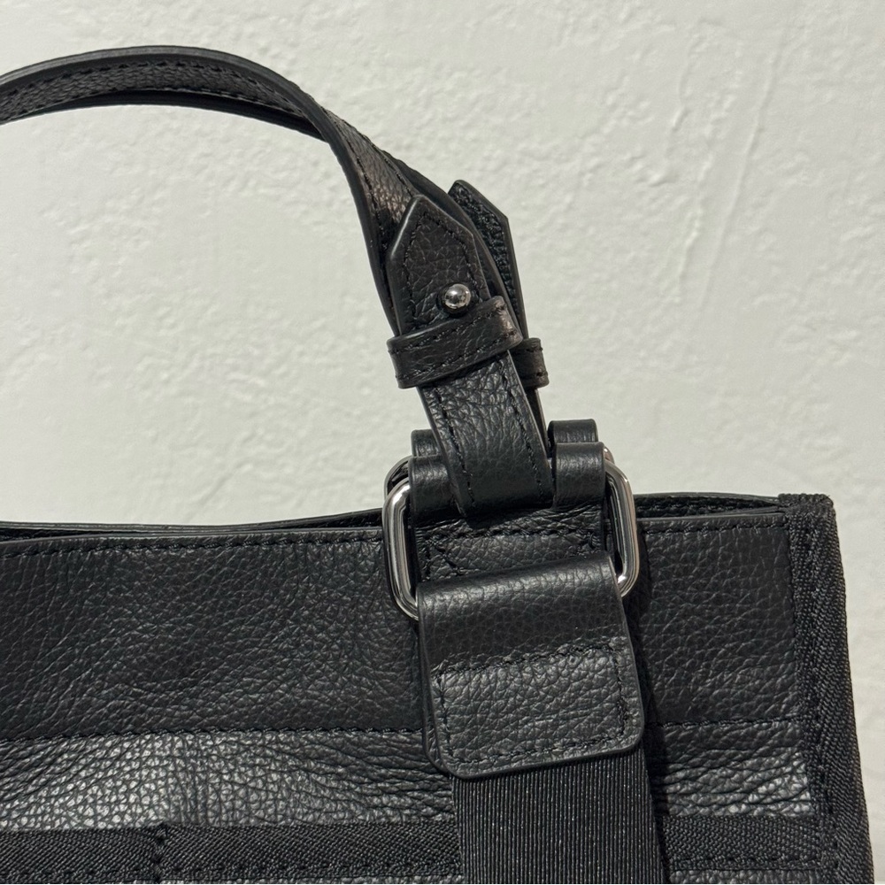 Botkier Bedford Bite Size Structured Leather Tote Bag Black - Picture 6 of 16